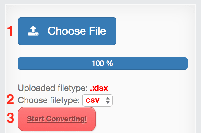 How to convert XLSX files online to CSV